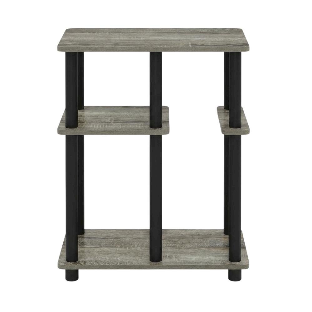 French Oak, C-Shape Side Table, Quality Build, Durable Wood Frame