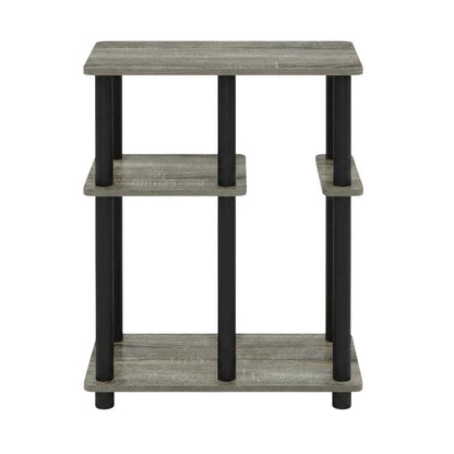 French Oak, C-Shape Side Table, Quality Build, Durable Wood Frame