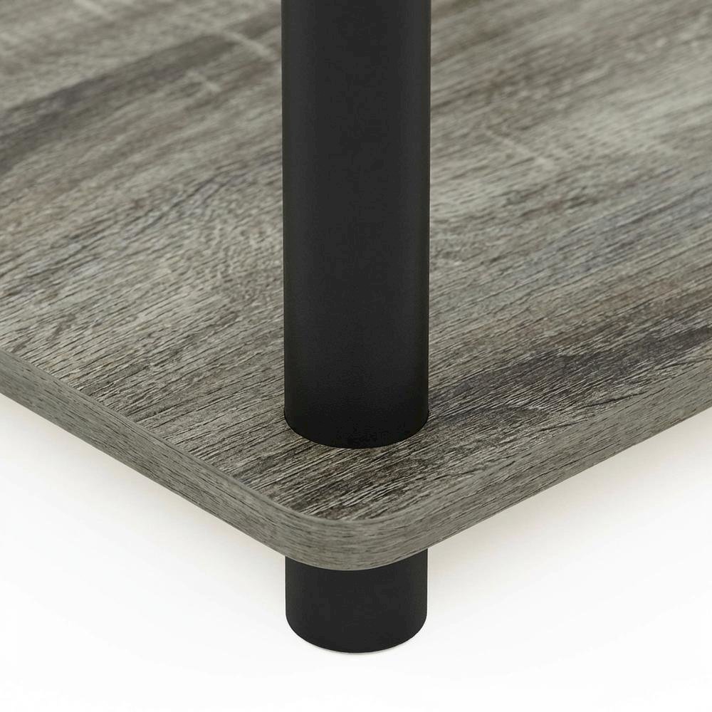 French Oak, C-Shape Side Table, Quality Build, Durable Wood Frame