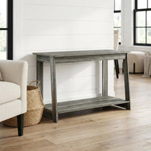 Wooden TV Stand in French Oak Grey with Modern Storage Design