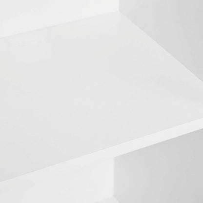 White 3-Tier No Tool Assembly Bookcase with Open Shelves for Easy Storage