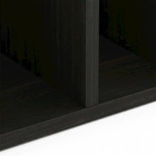 Brown desktop bookshelf with storage organizer, composite wood construction