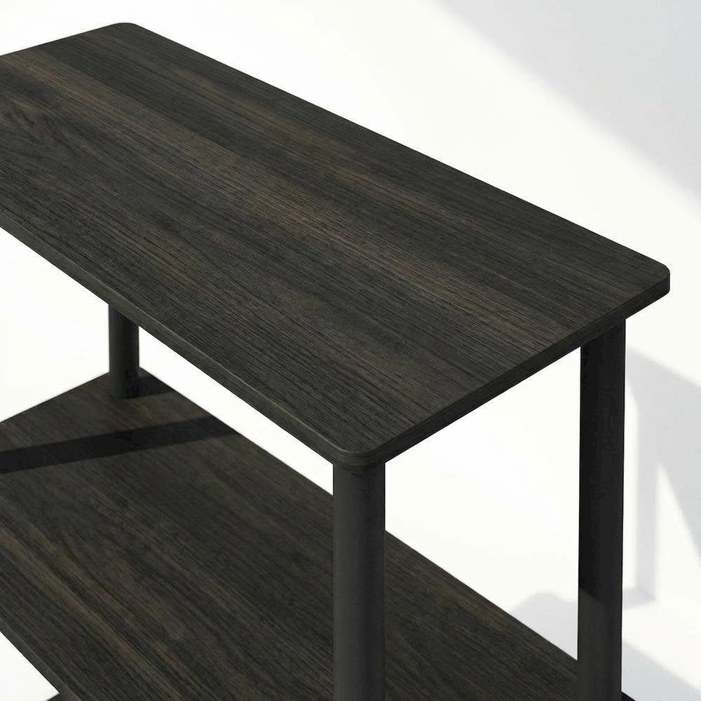 Wooden bookcase in finish with sturdy construction for home and office use