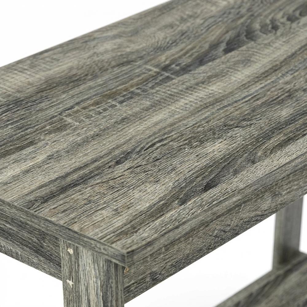 Wooden TV Stand in French Oak Grey with Modern Storage Design