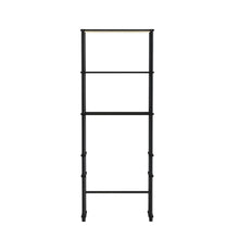 Espresso Toilet Space Saver with 3 Shelves and Sturdy Design