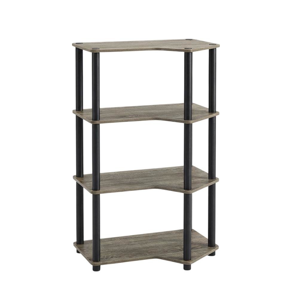 Wooden Bookcase with Shelves and Modern Design, Sturdy Storage Solution
