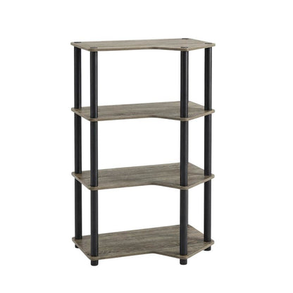 Wooden Bookcase with Shelves and Modern Design, Sturdy Storage Solution