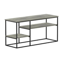 Modern TV Stand for 50 Inch TVs in French Oak Grey with Composite Wood Finish