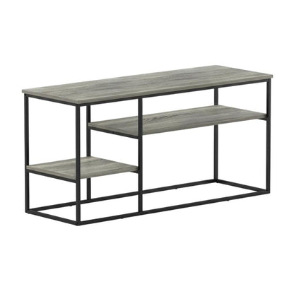 Modern TV Stand for 50 Inch TVs in French Oak Grey with Composite Wood Finish