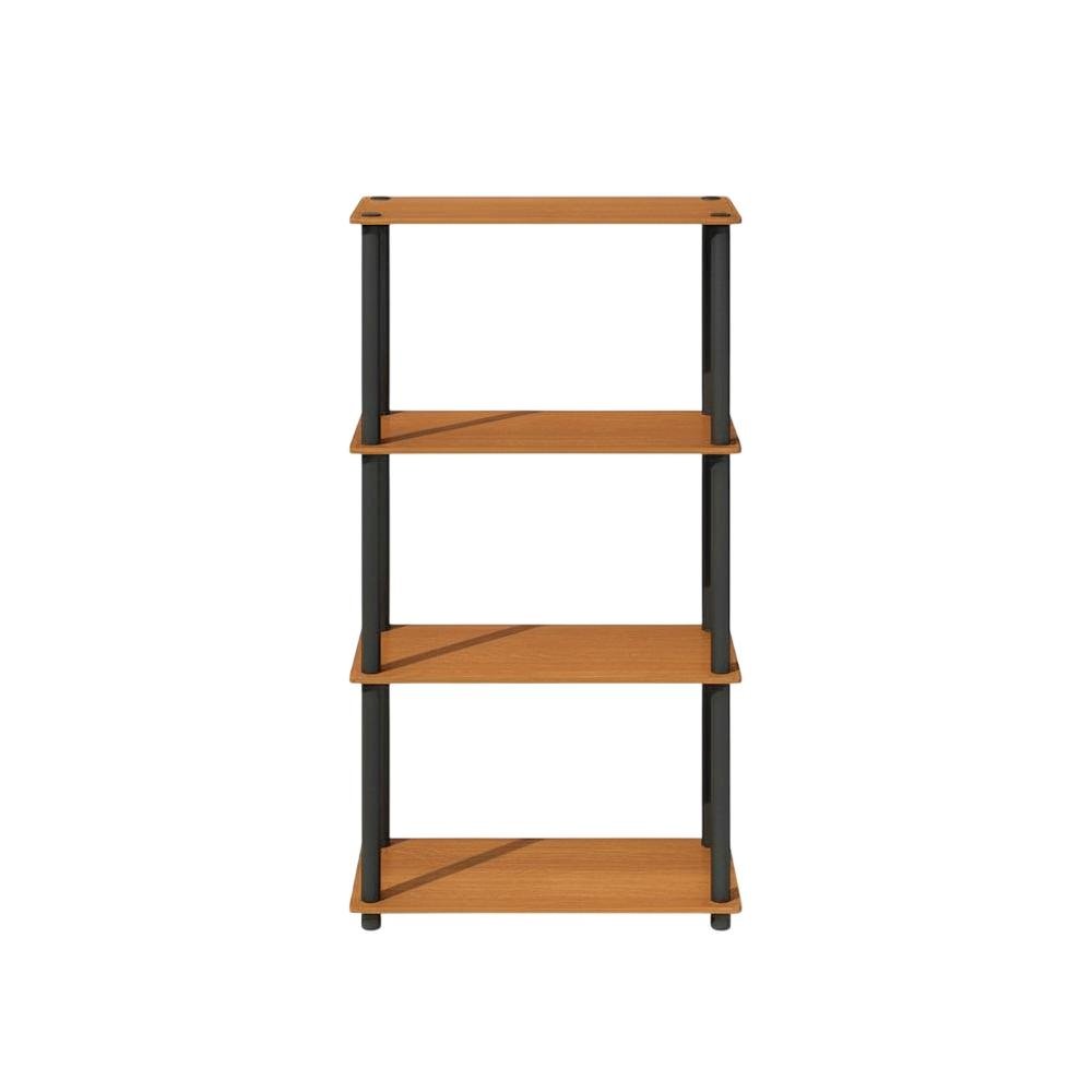 Wooden bookcase with clean lines and spacious shelving for home, office storage