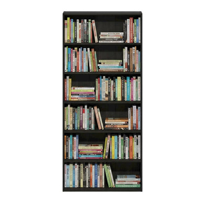 Wooden bookcase with sturdy frame for home organization