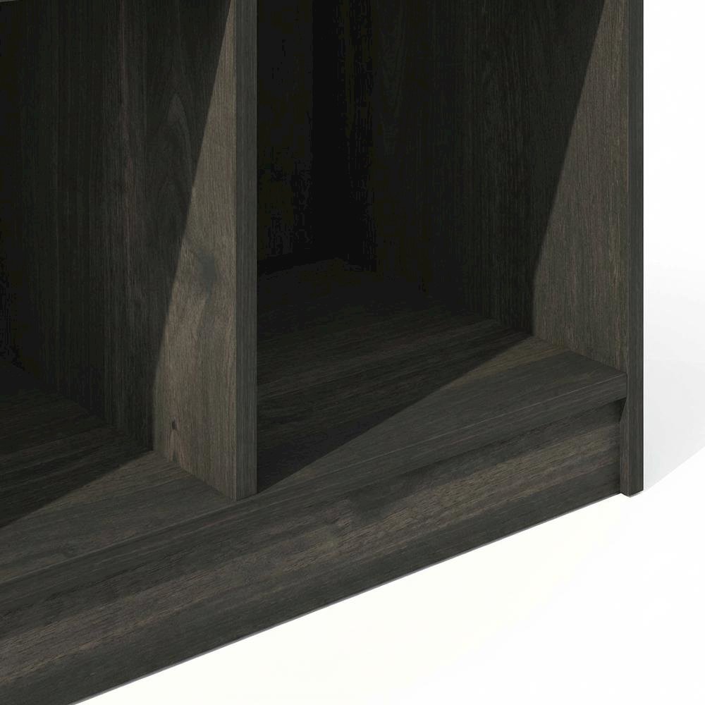 Wooden Bookcase with Open Shelf Design for Home Office and Living Room