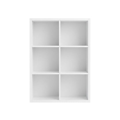 Wooden Bookcase with Engineered Wood Finish for Modern Storage
