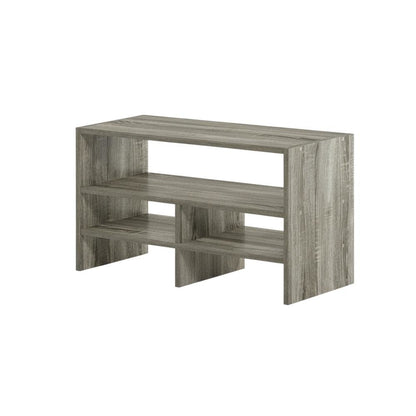 French Oak Desk Top Organizing Shelf Bookcase for Home Storage