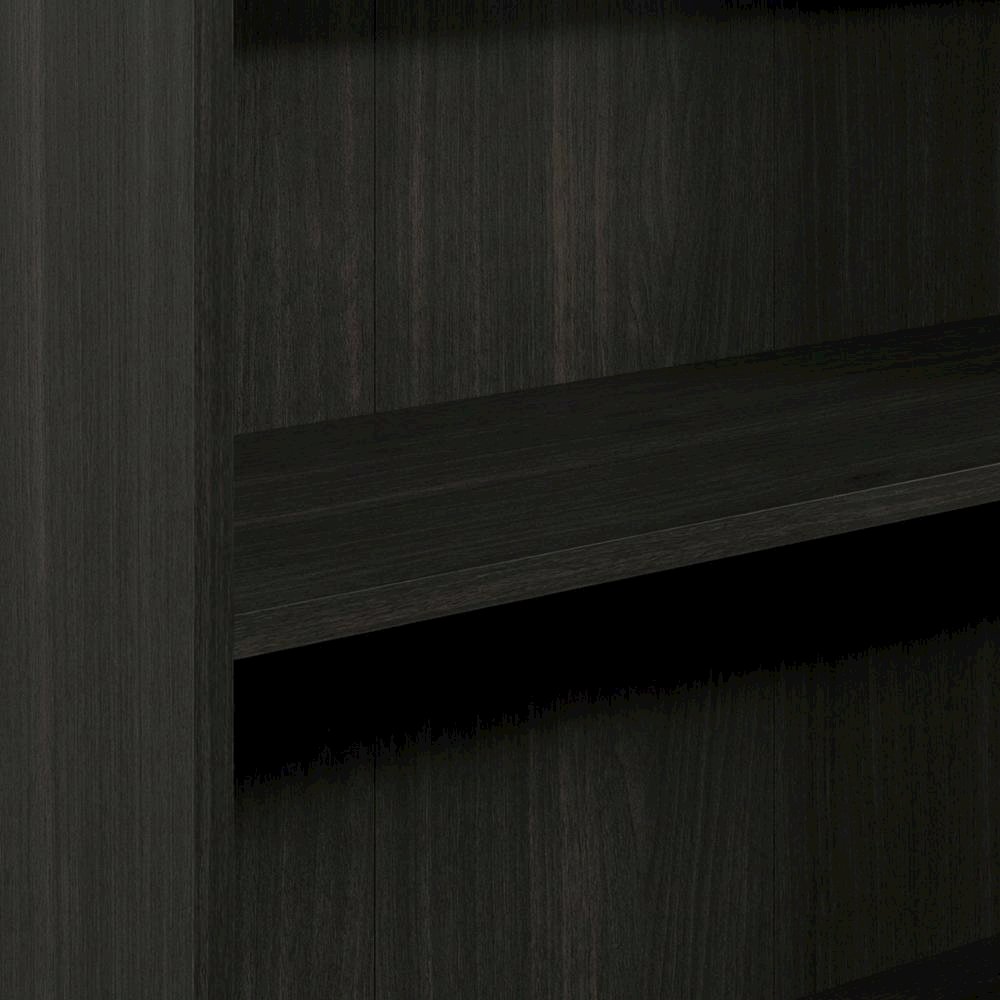 Wooden bookcase with sturdy frame for home organization