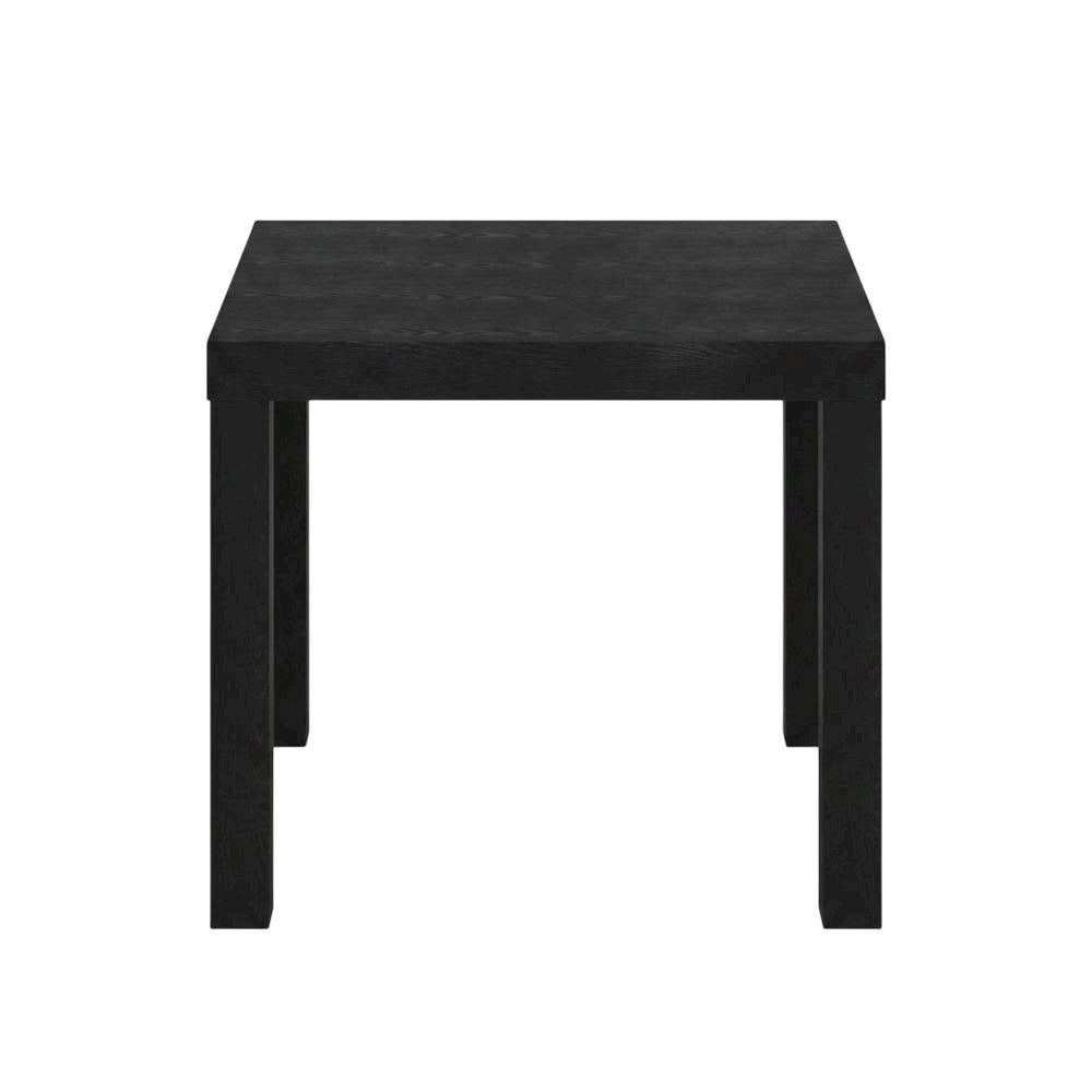 Black, Side Table, Quality Build, Durable Wood Frame