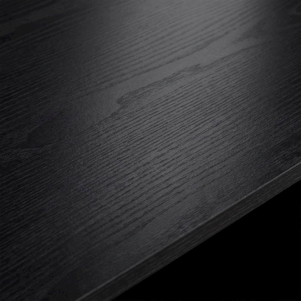 Black 3-Shelf Bookcase with Sturdy Wooden Frame and Spacious Shelves