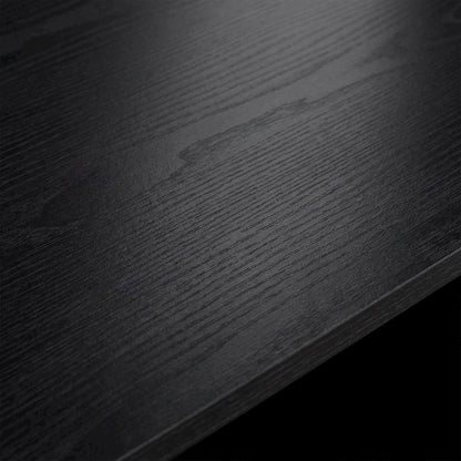 Black 3-Shelf Bookcase with Sturdy Wooden Frame and Spacious Shelves