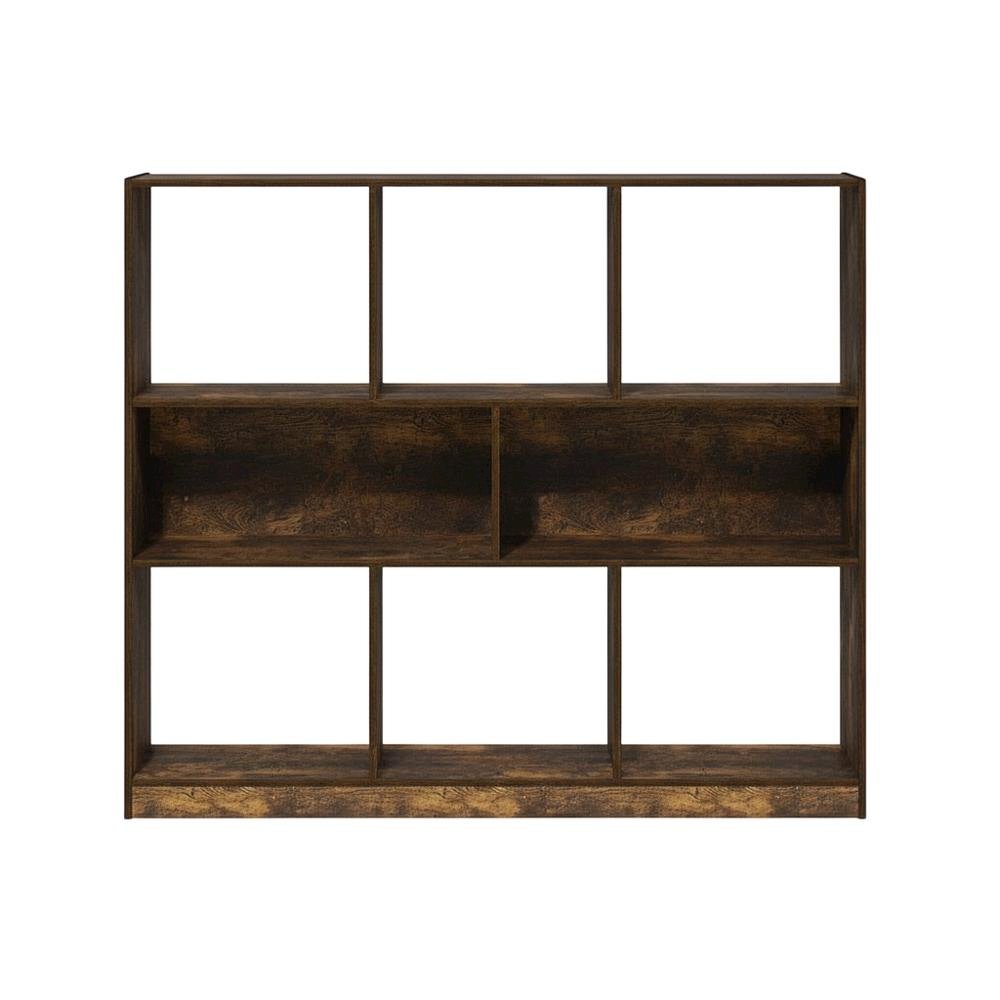 Wooden bookcase with sleek design and sturdy construction