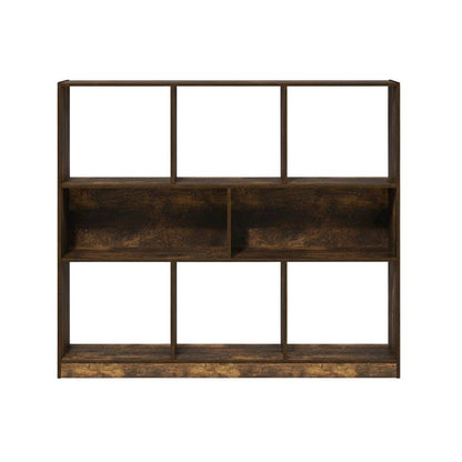 Wooden bookcase with sleek design and sturdy construction