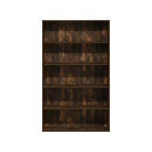 Amber Pine 5-Tier Open Shelf Bookcase with Spacious Multi-Level Storage