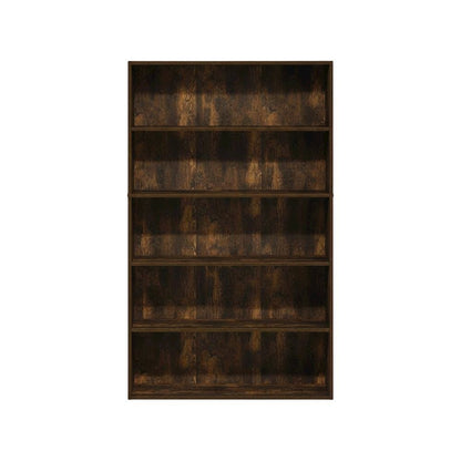Amber Pine 5-Tier Open Shelf Bookcase with Spacious Multi-Level Storage