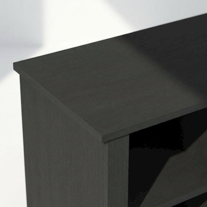 Brown Electric Fireplace TV Stand with Storage for 55 Inch Screens