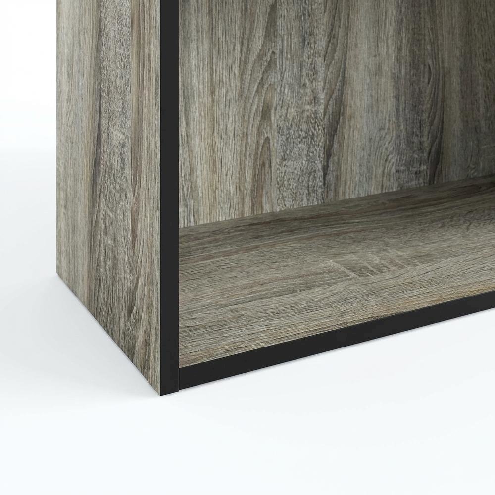 Wooden bookcase with simple design for home or office storage