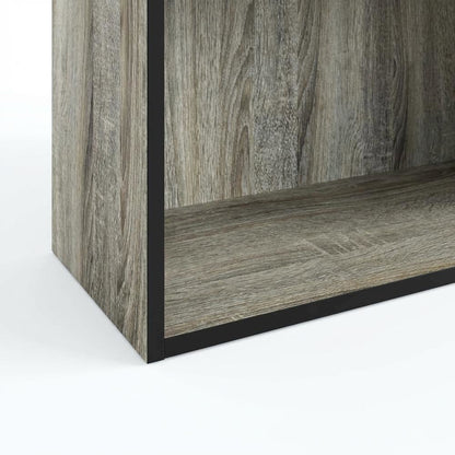Wooden bookcase with simple design for home or office storage