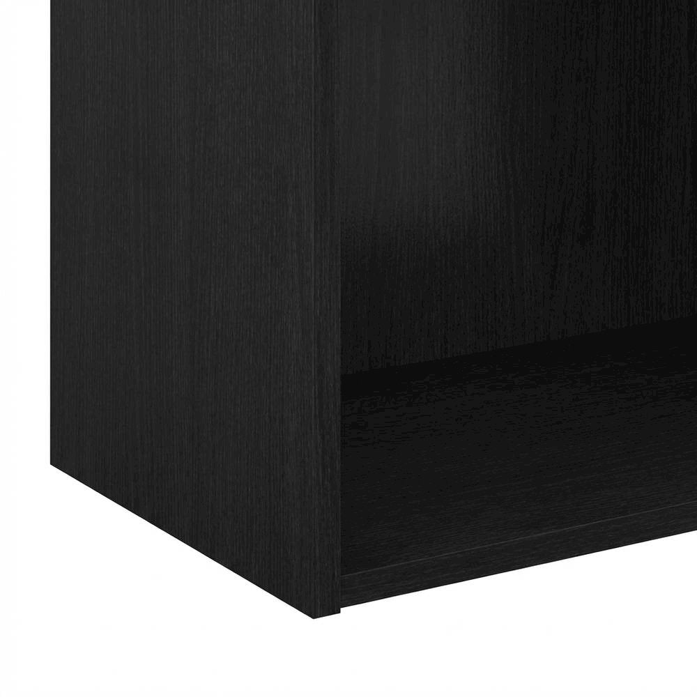 Wood Bookcase with Open Shelving for Living Room or Office Storage