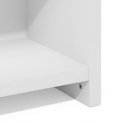 Wooden bookcase with clean design and sturdy construction