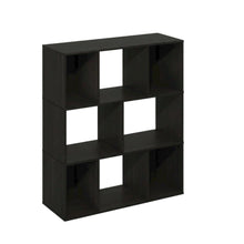Wooden bookcase with simple design for home or office storage