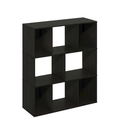 Wooden bookcase with simple design for home or office storage