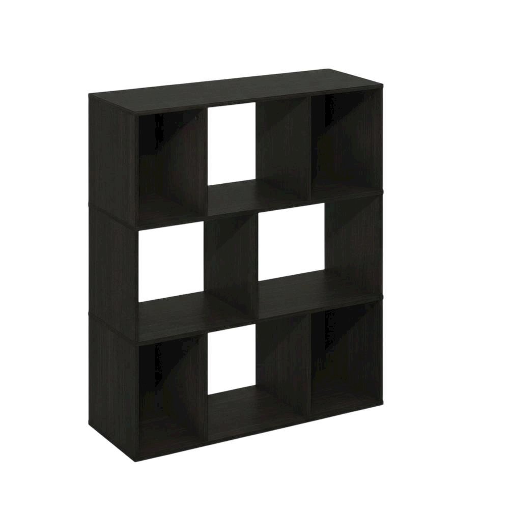 Wooden bookcase with simple design for home or office storage