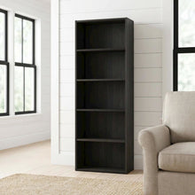 Wooden Bookcase with Open Shelving for Home and Office Storage