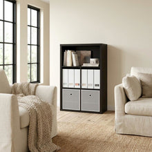 Wooden bookcase with sleek design, sturdy construction, ideal for home or office