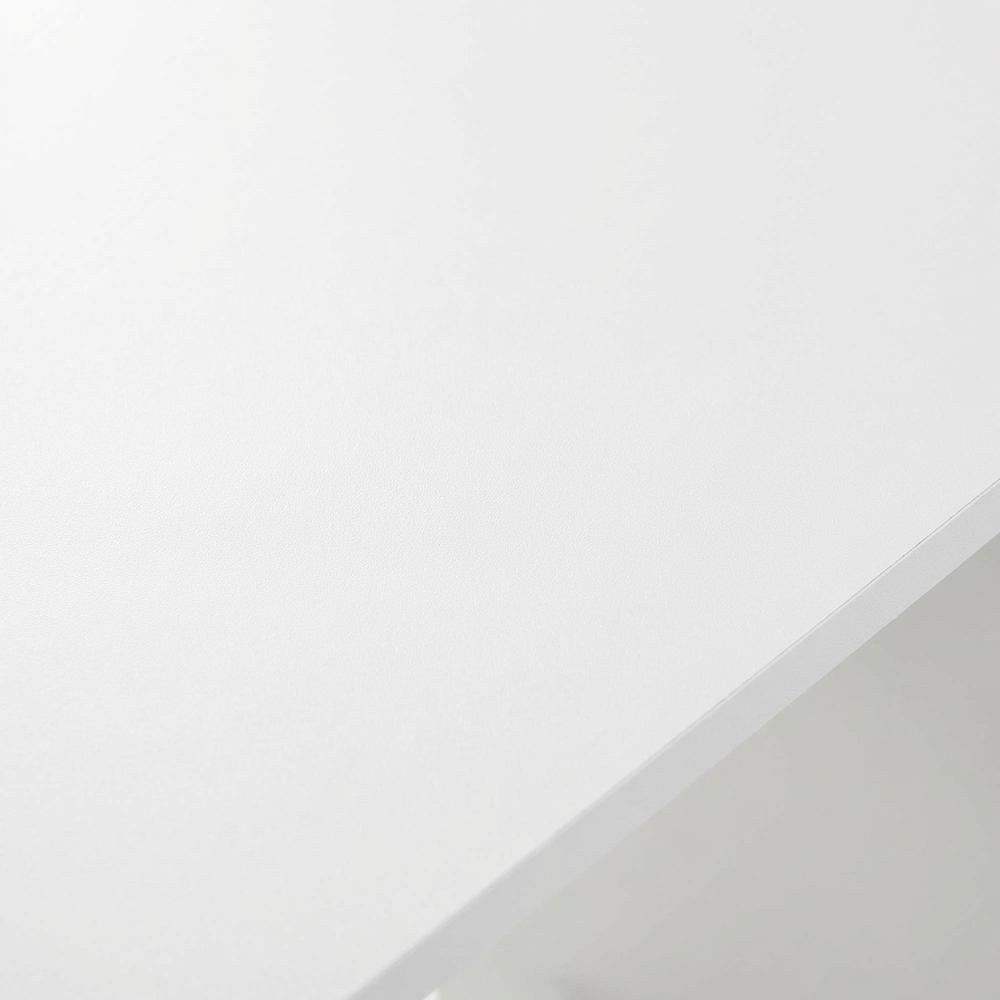 White Study Table With Sleek Design For Home Office Spaces