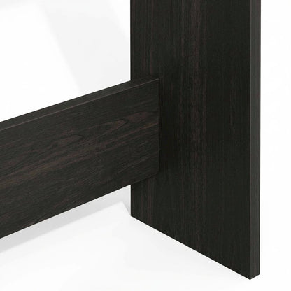 Black Espresso Computer Desk With Modern Workspace Design