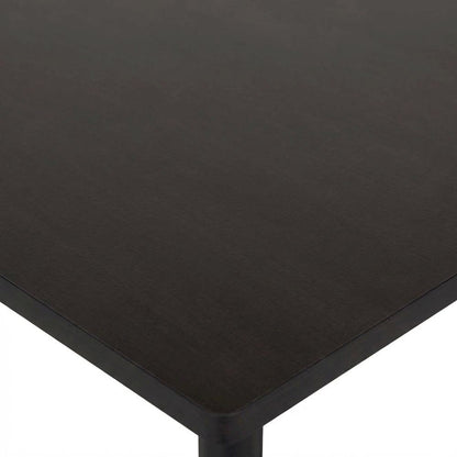 Espresso And Black Computer Desk With Top Shelf For Office Spaces