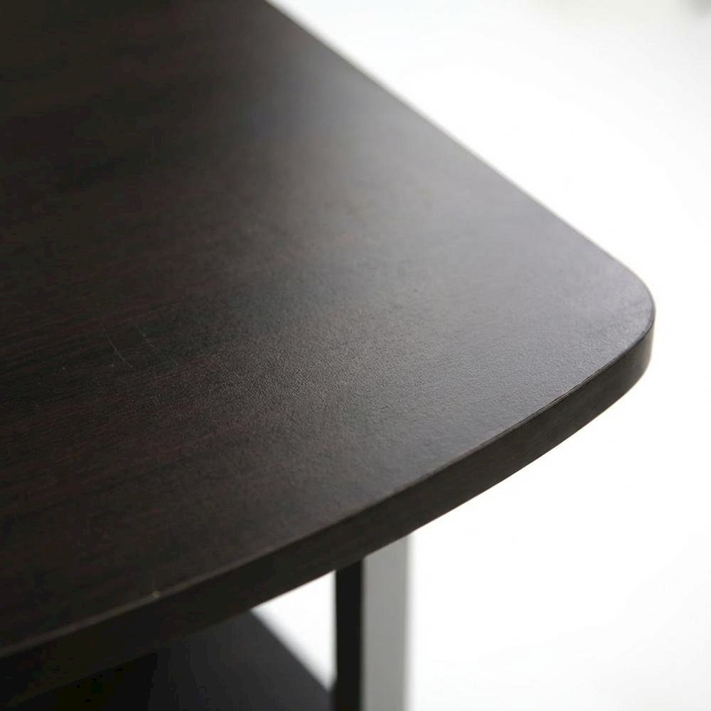 Espresso, End Side Table, Quality Build, Durable Wood Frame