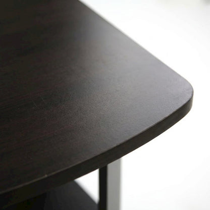 Espresso, End Side Table, Quality Build, Durable Wood Frame