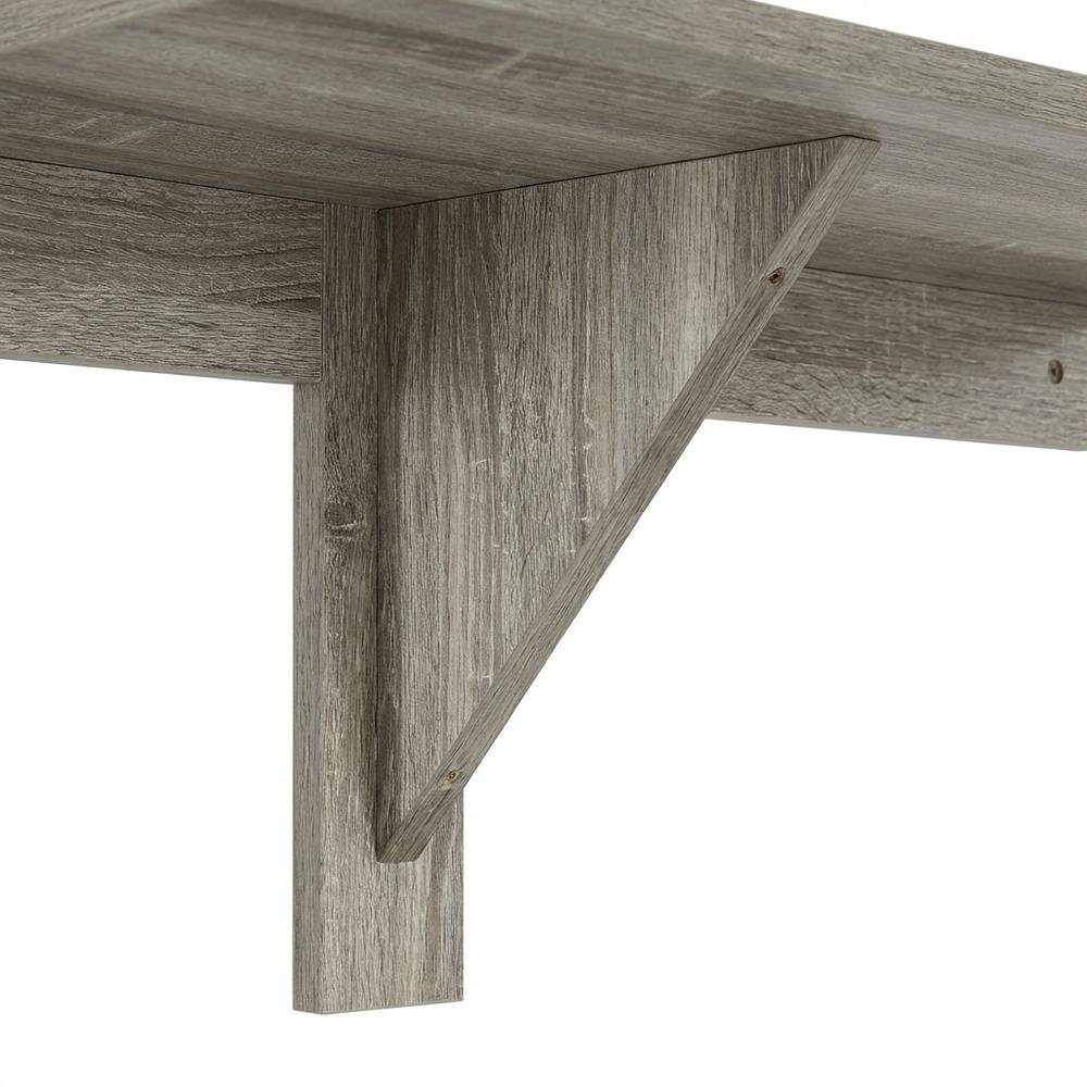 Brown, Wall Mounting Folding Table, Folding Design, Wall Mounted