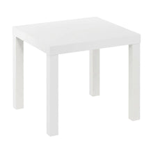 White, Side Table, Quality Build, Durable Wood Frame