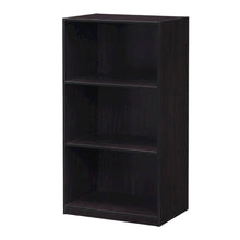 Wooden 3-Tier Bookcase with Storage Shelves for Living Room and Office