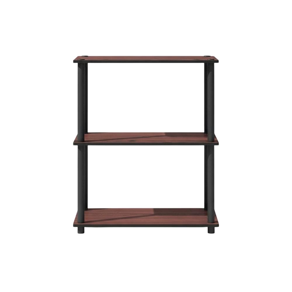 Wooden Bookcase with Open Shelving for Home Office or Living Room