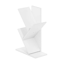 Wooden White Bookcase - 15.75 W x 21.26 H x 8.39 D Dimensions for Home Storage