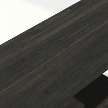 Wooden bookcase with sturdy construction and modern design