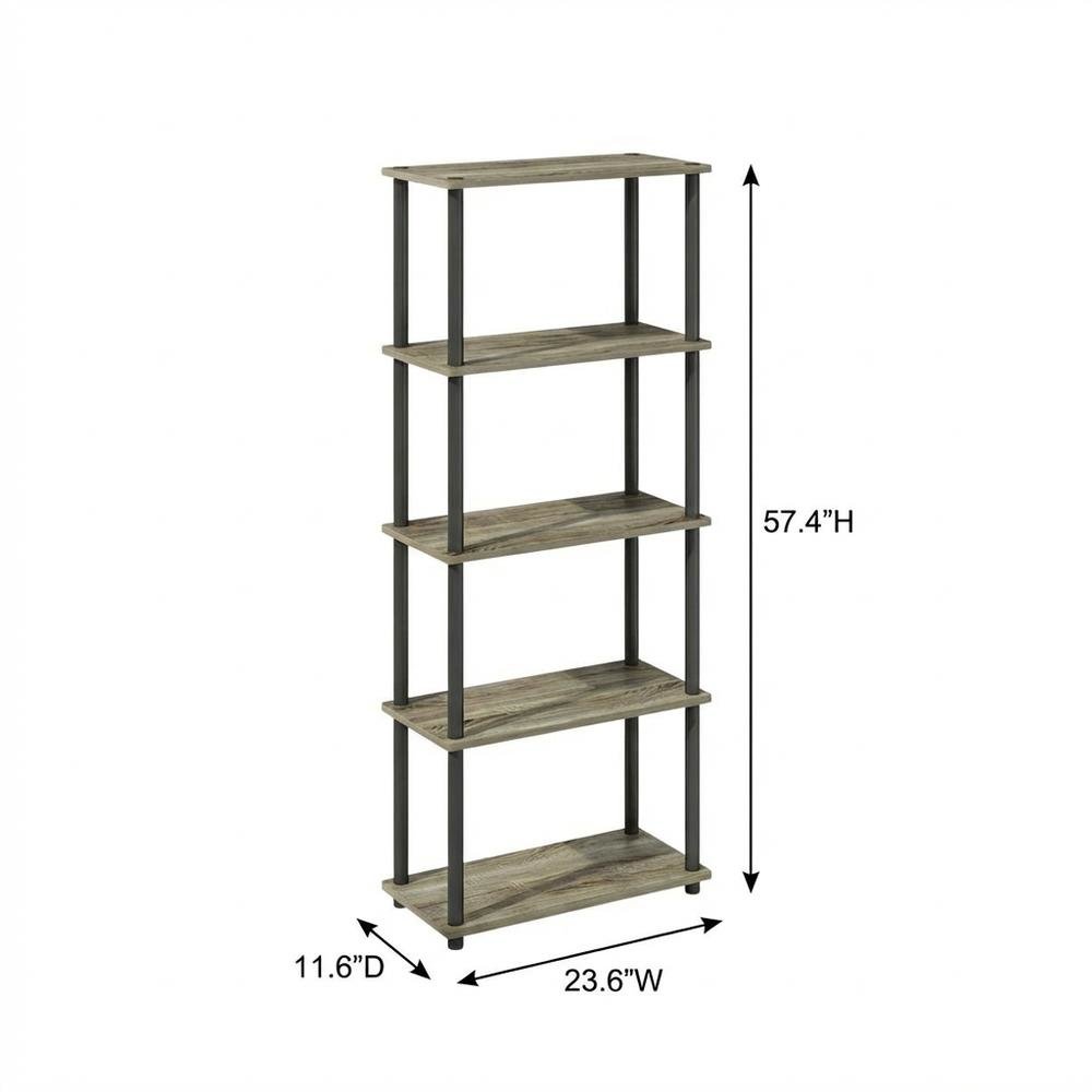 Wooden Bookcase with Durable Construction for Home Storage