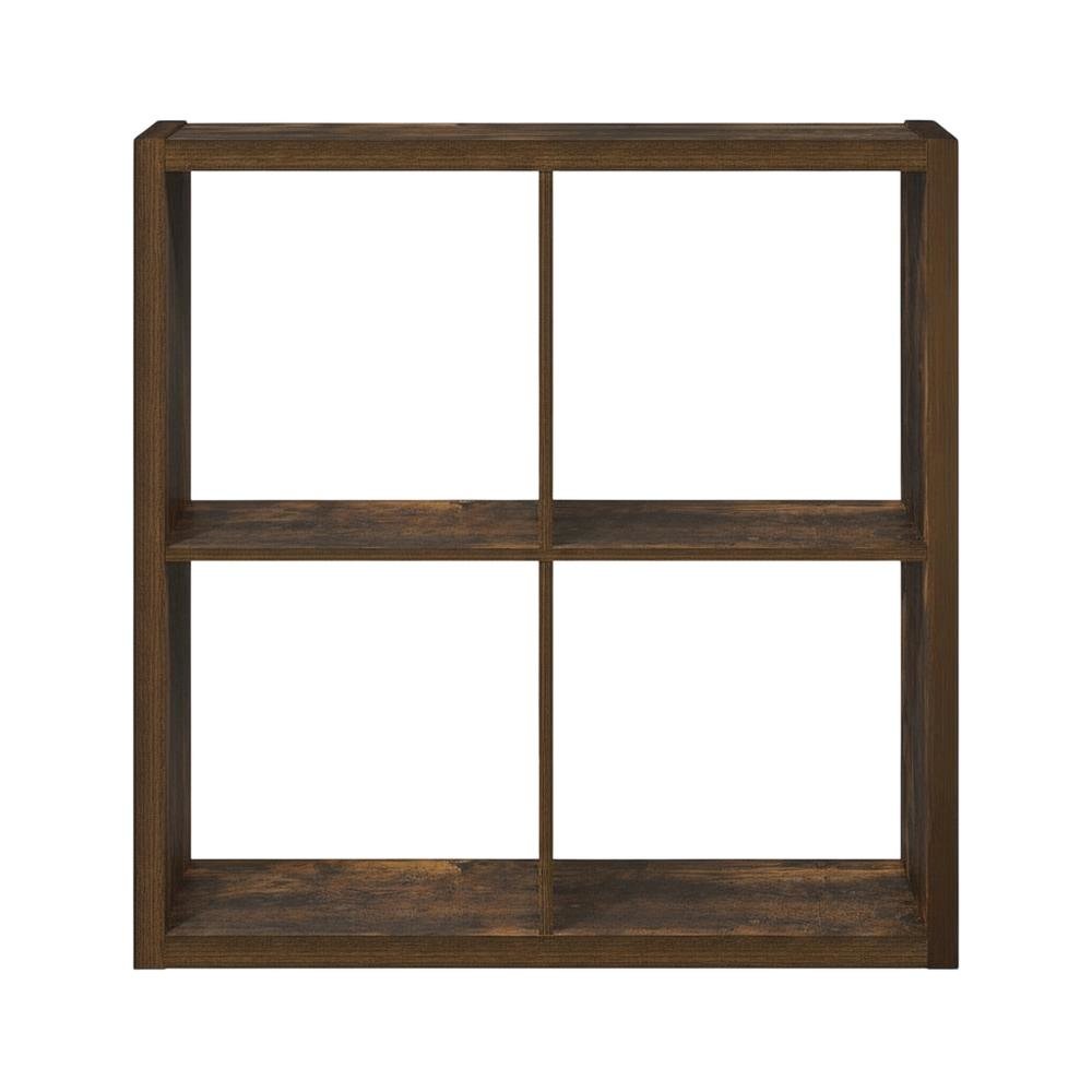 Wooden bookcase with clean design for versatile storage
