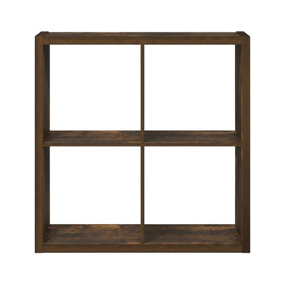 Wooden bookcase with clean design for versatile storage